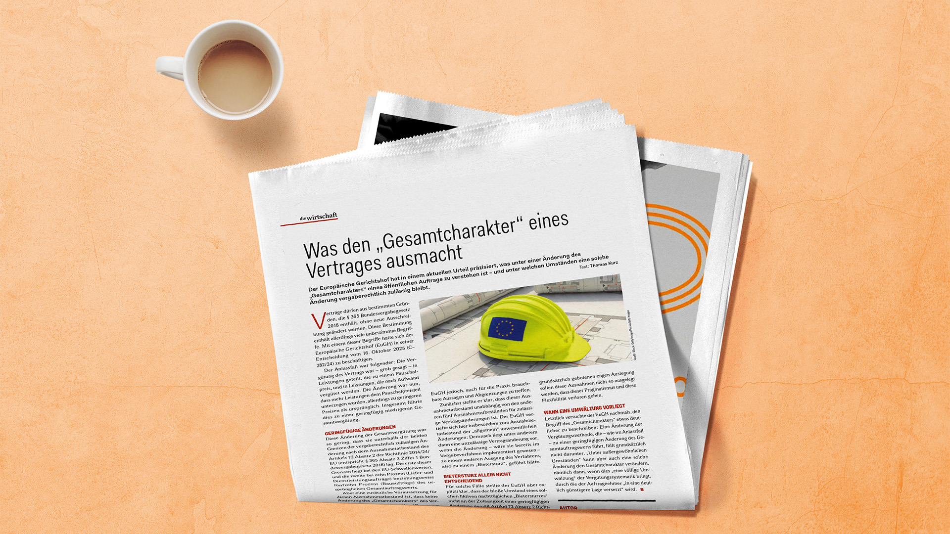 VERGABE: Was den „Gesamtcharakter“ eines Vertrages ausmacht